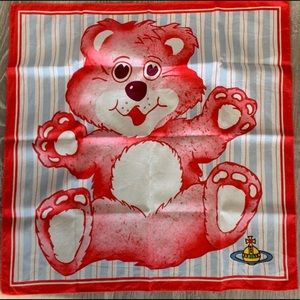 Vivienne Westwood bear scarf/ handkerchief